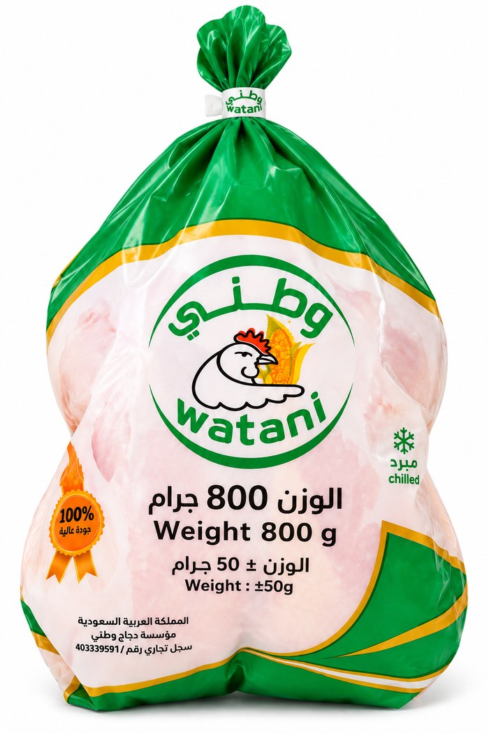 دجاج وطني كامل 800 جرام