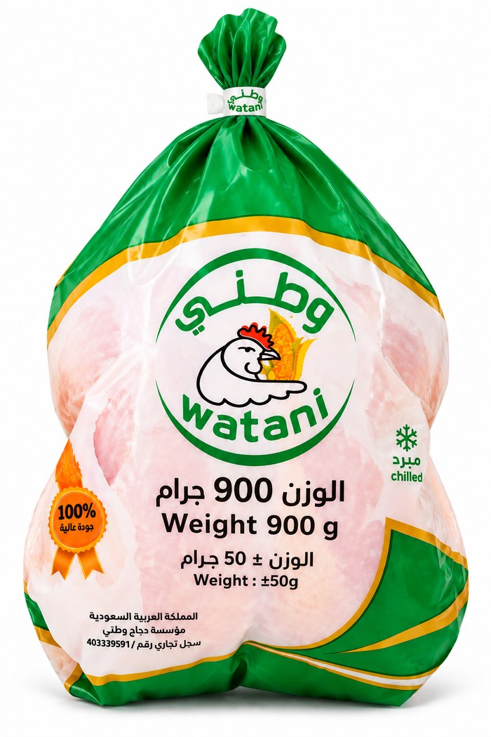 دجاج وطني كامل 900 جرام